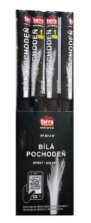 Pochodeň Bílá 4ks
