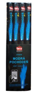 Pochodeň Modrá 4ks